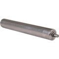 Omni Metalcraft 1-3/8" Dia. x 16 Ga. Stainless Steel Roller for 10" O.A.W. Omni Conveyors 42007-10-O